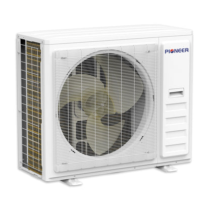 Pioneer Triple Split 36000 BTU 3-Ton Quantum Ultra Wi-Fi 22.5 SEER2 Energy-Star Multi (3) Zone Wall Mount Air Conditioner Heat Pump 230-Volt - WYT040GLSI24M4-12W-12W-12W