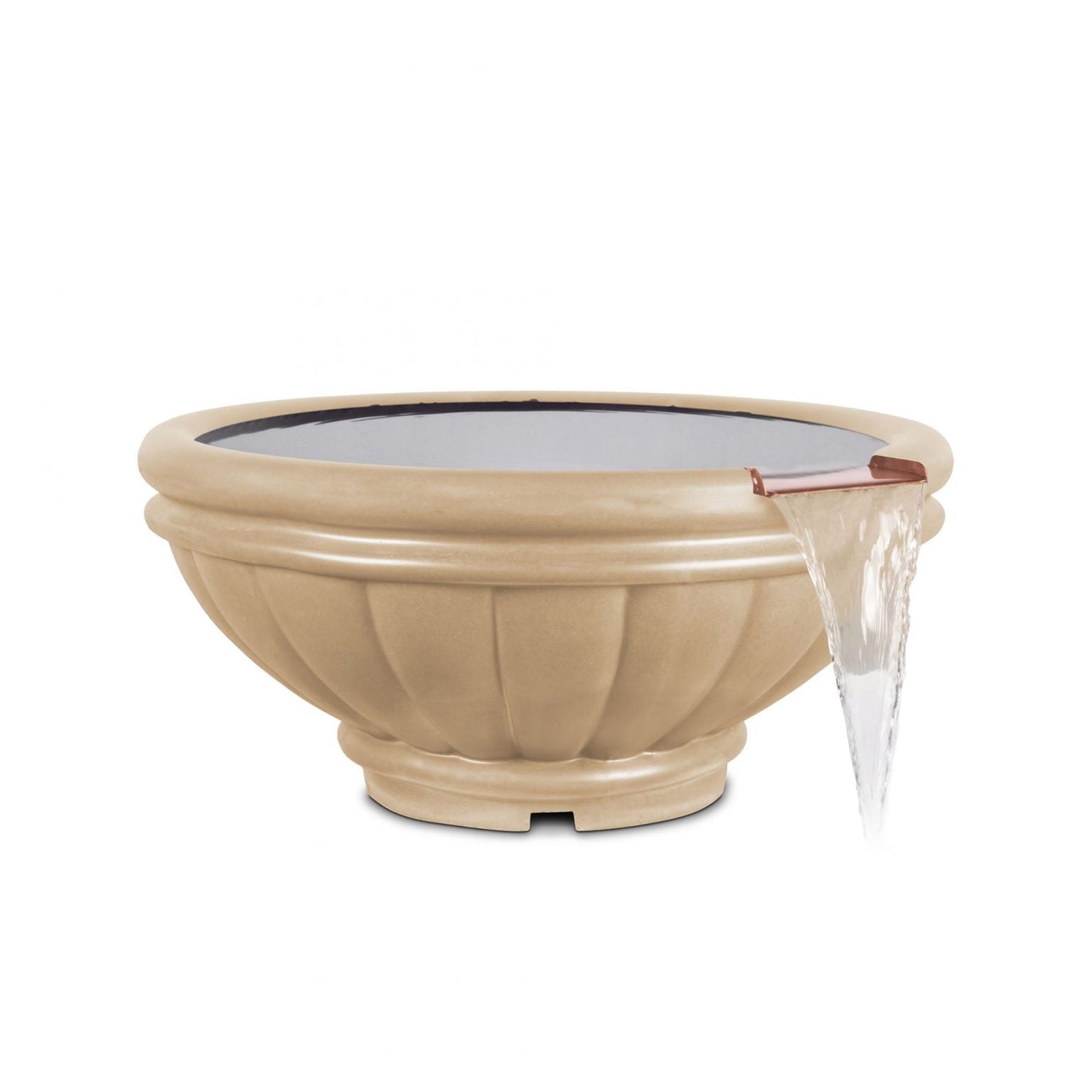 Roma Concrete Water Bowl Vanilla