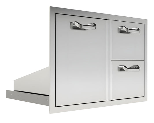 Pacific Coast Manufacturing PCM  260 Series 39" Access Door & Triple Drawer Combo, Reversible - BBQ-260-DDC-39