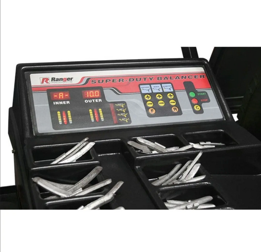 Ranger RB24T Truck Wheel Balancer with Adapter Kit and Quick-Chuck - Garage Gear & Co.