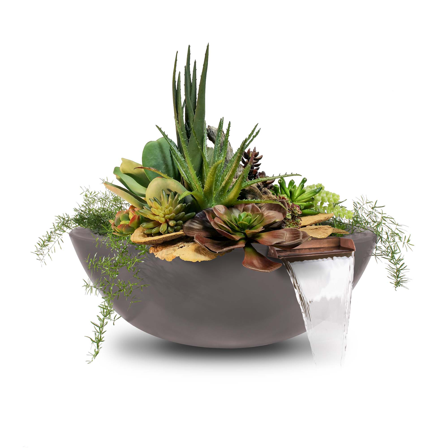 Sedona-GFRC-Planter-and-Water-Chestnut