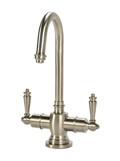 AquaNuTech Traditional C-Spout Hot & Cold Water Filtration Faucet New - HC2200-CH