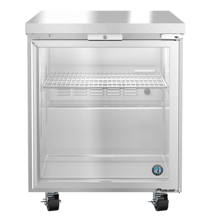 Hoshizaki UR27B-GLP01 | 27" Wide 1 Glass Door Undercounter Refrigerator - UR27B-GLP01