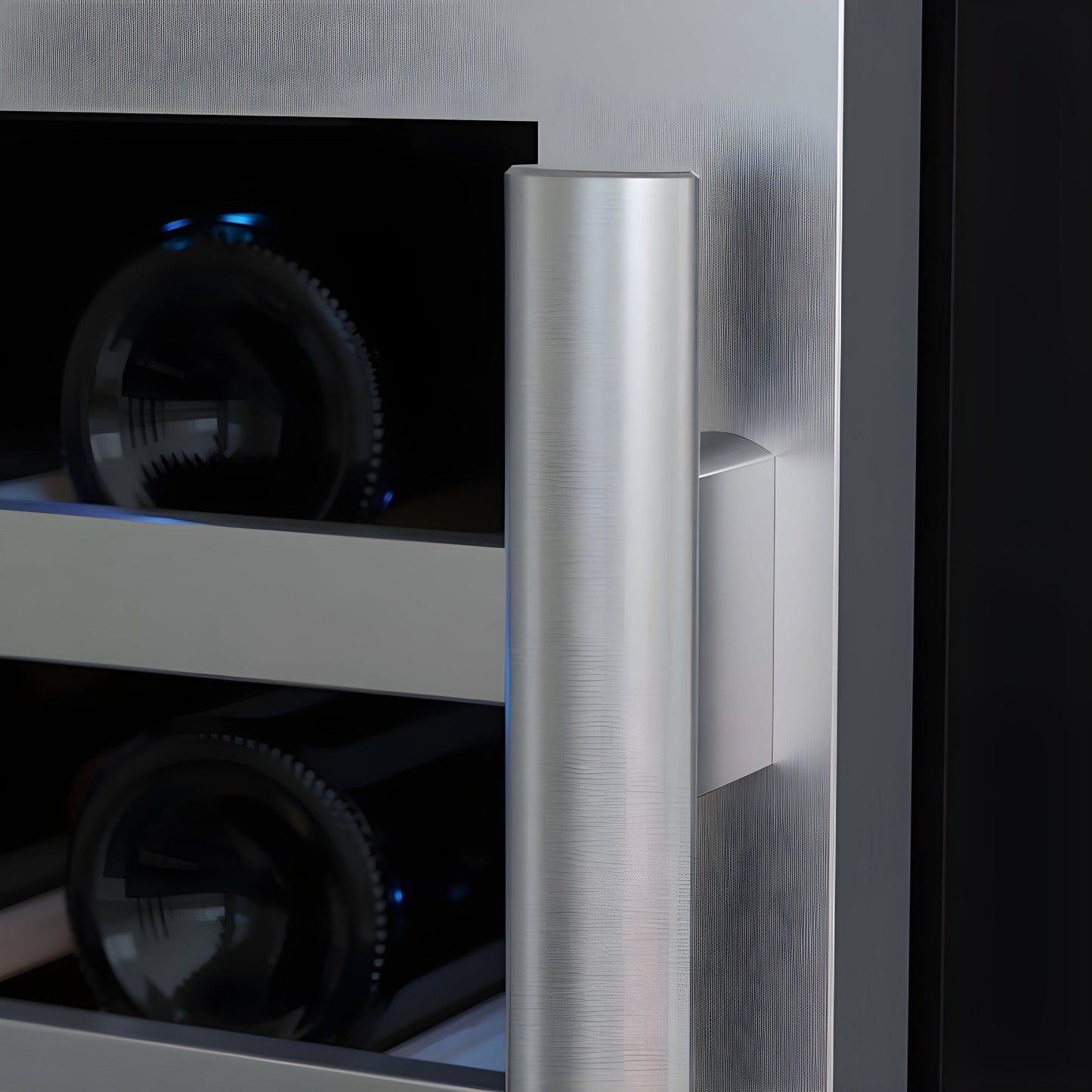 Avallon 48 Inch Wide 90 Bottle Capacity Wine Cooler with Door Locks and 4 Cooling Zones - AWC242DZDUAL