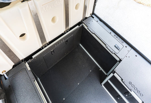 GOOSE GEAR Alu-Cab Canopy Camper V2 - Chevy Colorado/GMC Canyon 2015-2022 2nd Gen. - Front Utility Module - 5' Bed - 2817-GGR-SH
