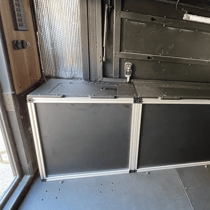 GOOSE GEAR Alu-Cab Canopy Camper V2 - Ford Ranger 2019-2023 4th Gen. - Rear Utility Module - 5' Bed - 3338-GGR-SH