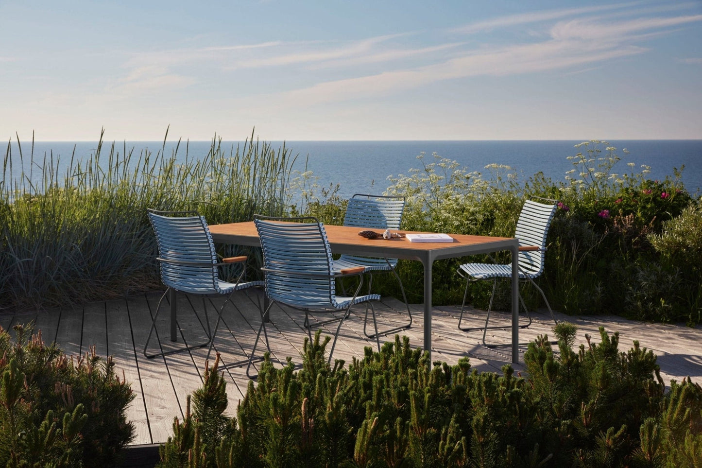 HOUE CLICK Outdoor Dining Chair w/Armrests - Tall Back