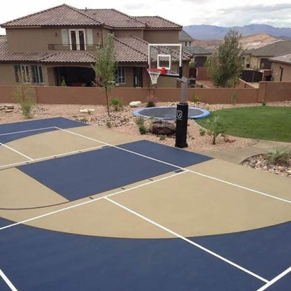 Dominator 60" Glass Backboard Adjustable Basketball Hoop - 603-aa