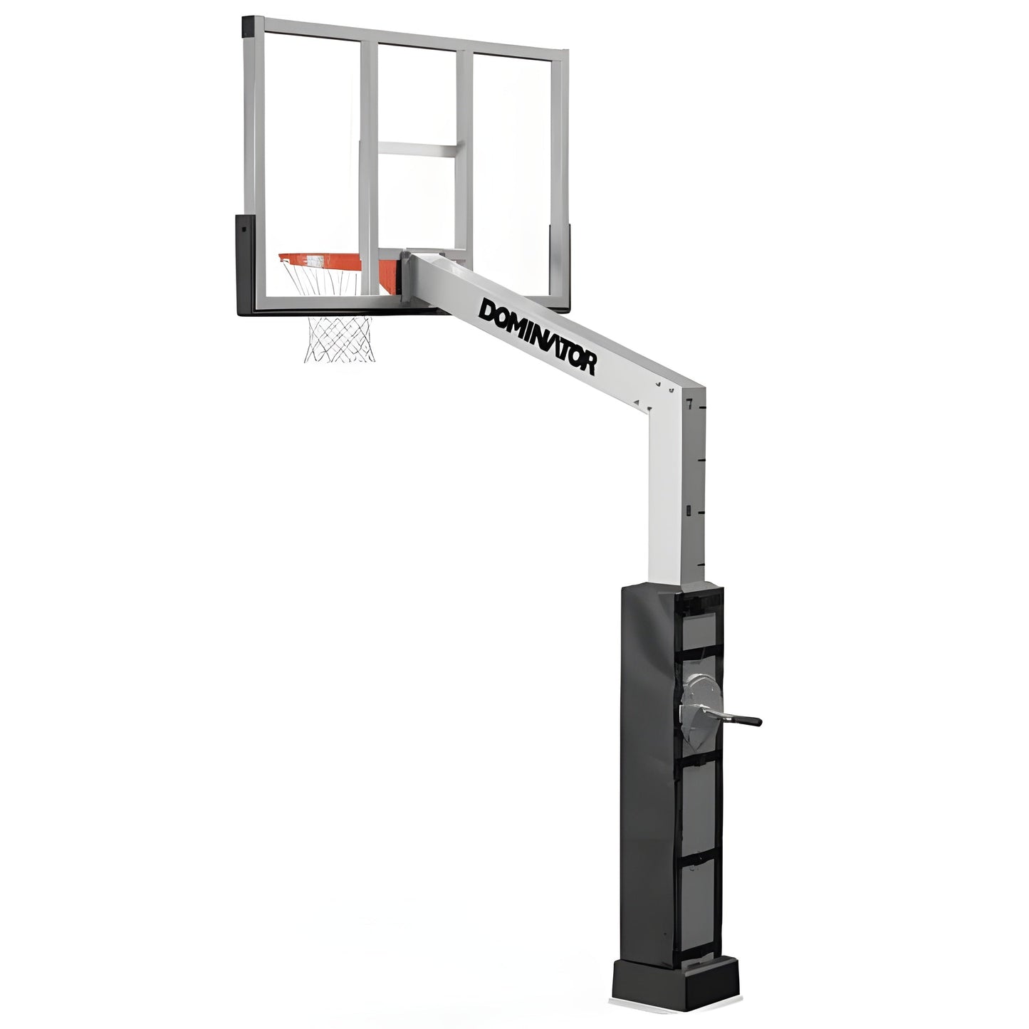 Dominator 72" Glass Backboard Adjustable Basketball Hoop