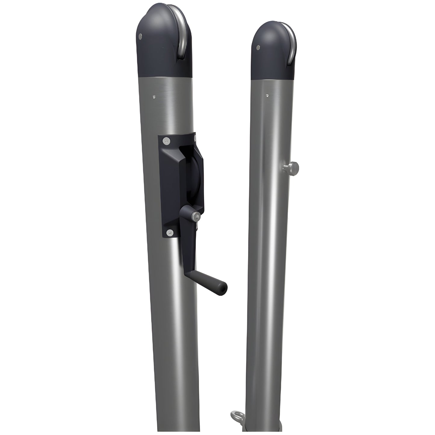 Dominator Round Heavy-Duty Inground Pickleball System - rpb-ig2