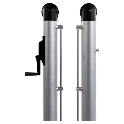 Dominator Round Heavy-Duty Inground Pickleball System - rpb-ig2