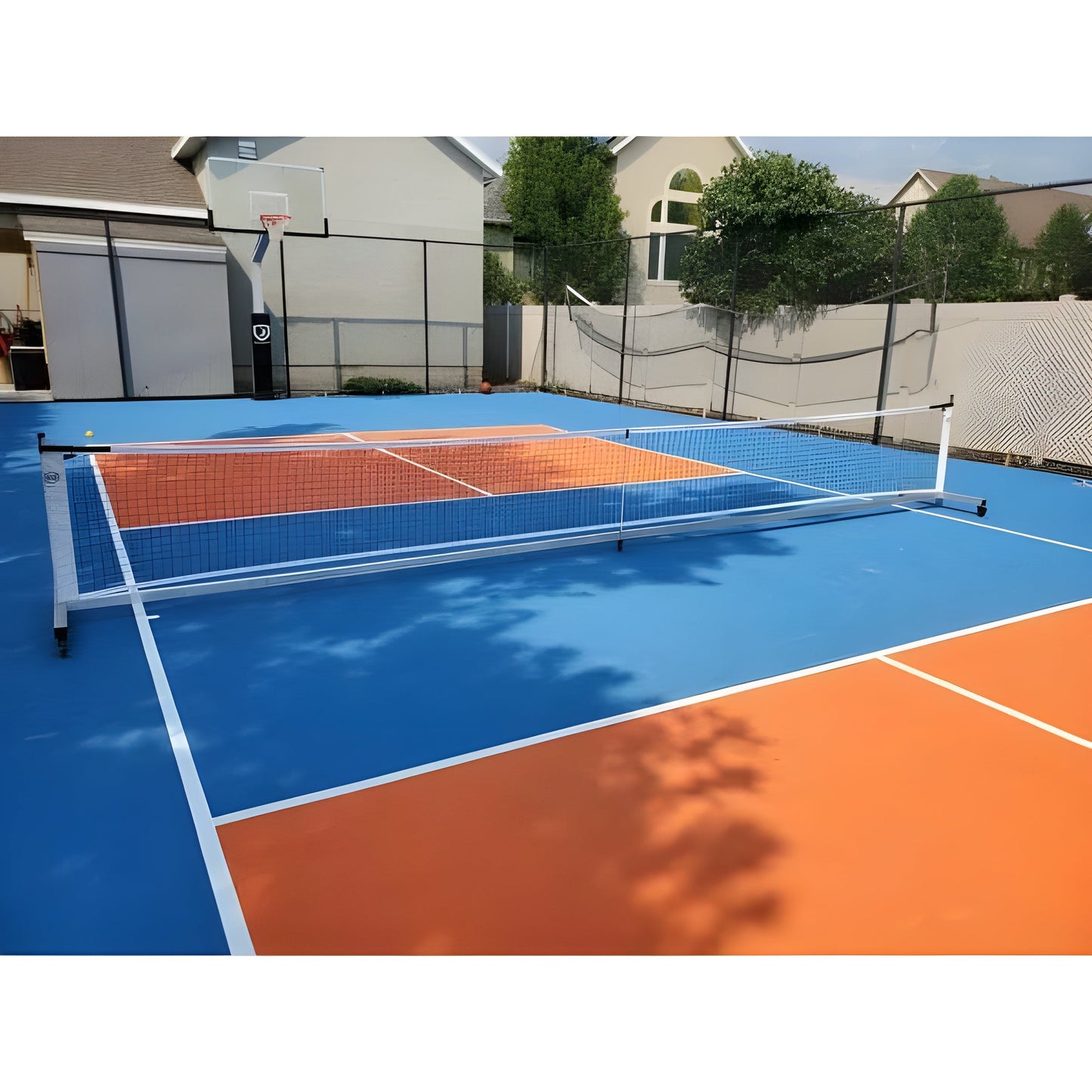 Dominator Standard Rolling Portable Pickleball Net - pb-frame