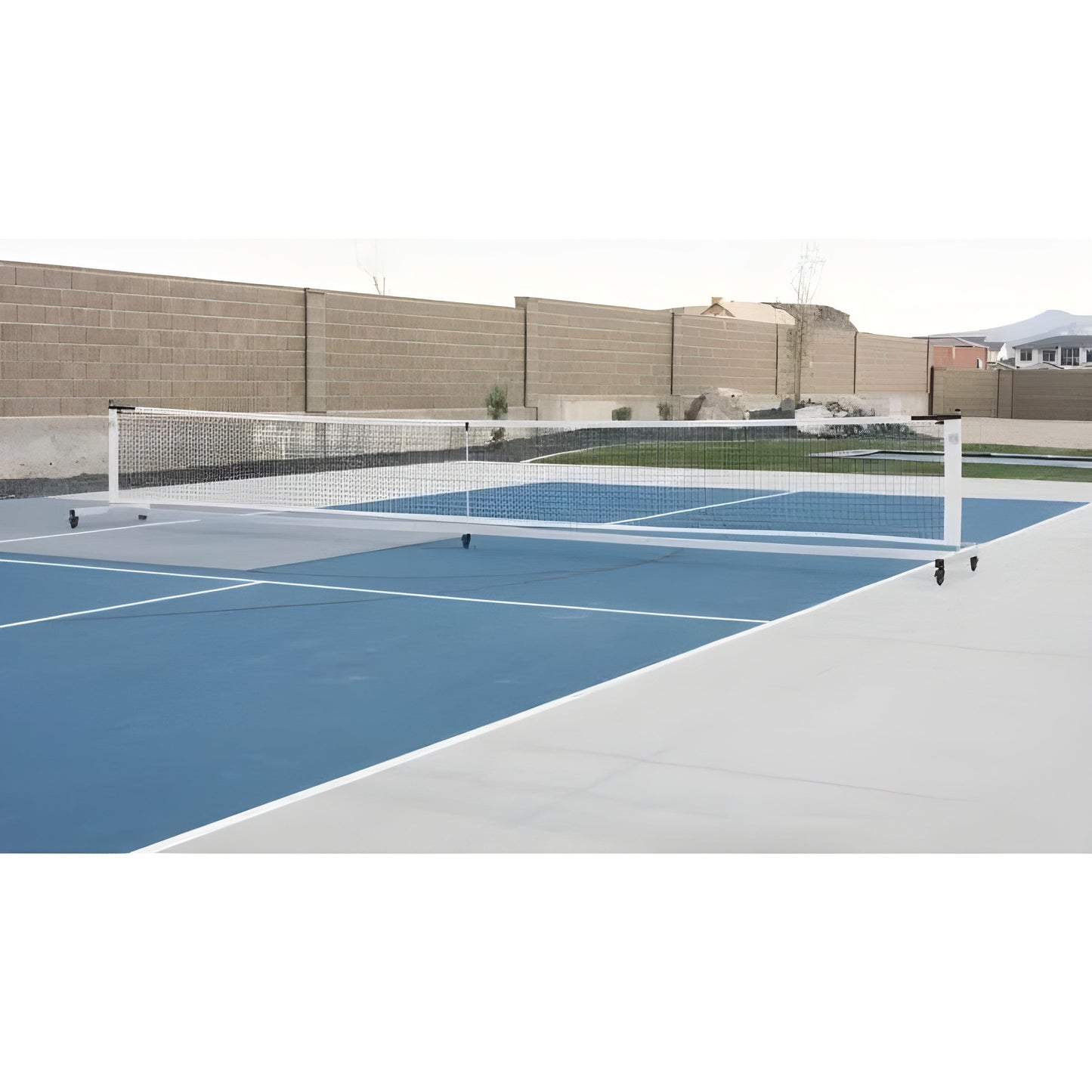 Dominator Standard Rolling Portable Pickleball Net - pb-frame