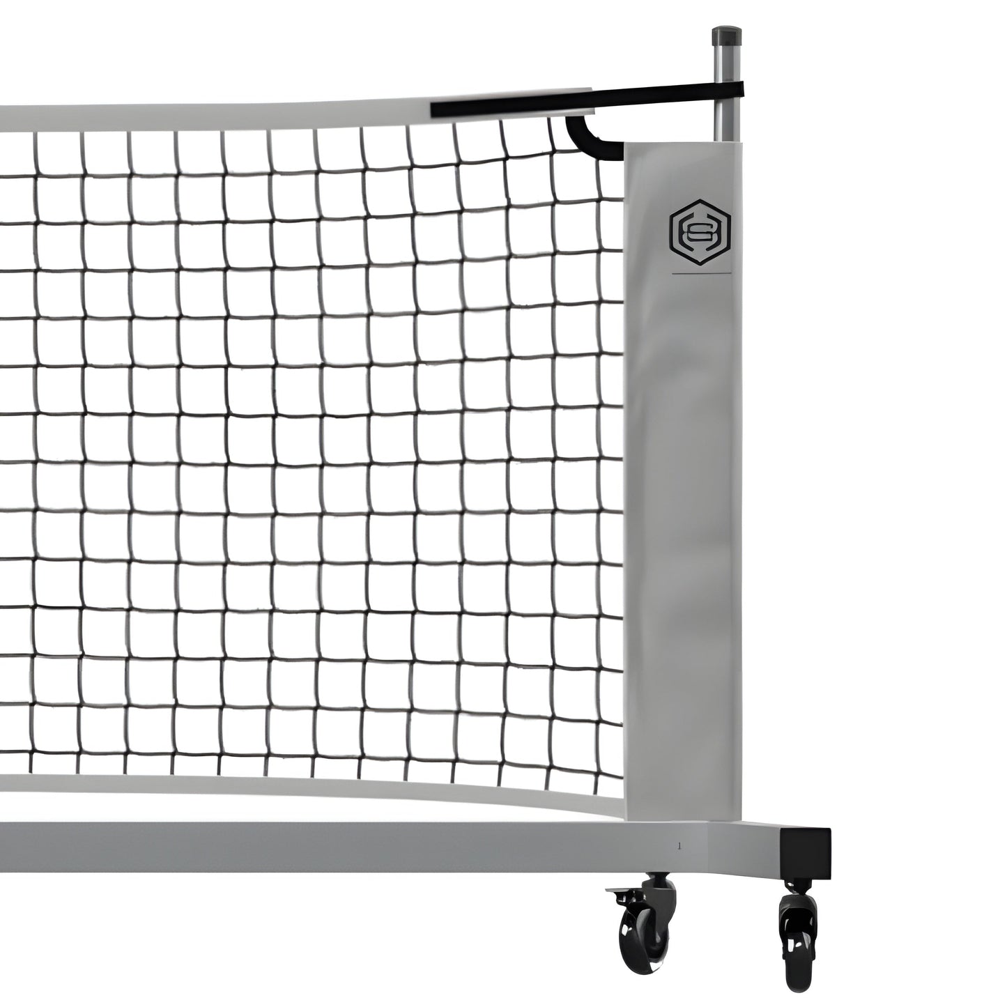 Dominator Standard Rolling Portable Pickleball Net - pb-frame