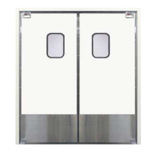 Curtron SPD-30-L-DBL-9684 96" x 84" Servie-Pro Series 30 Double Swing Door - CUSPD30LDBL9684