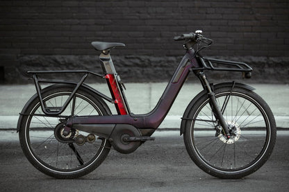Vaast Bikes E/1 Enviolo 27.5 E-Bike - Vibrant Berry Red-Black Cherry