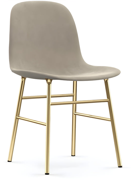Normann Copenhagen Form Chair Fully Upholstered - Brass - Set of 2 - 1400911