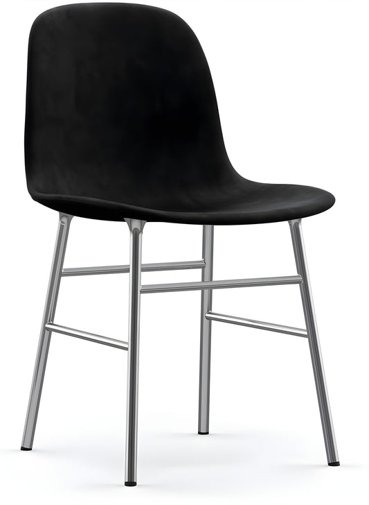 Normann Copenhagen Form Chair Fully Upholstered - Chrome - Set of 2 - 1350256