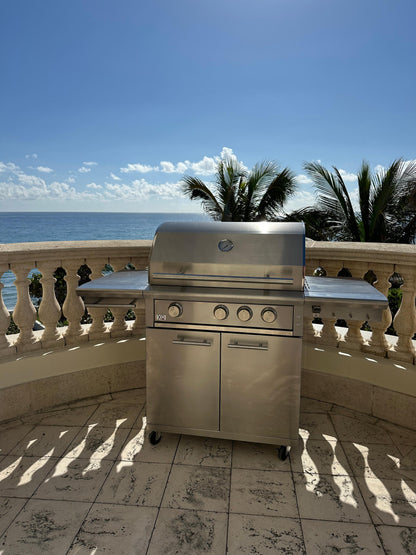 XO APPLIANCE XOGRILL32XLTN 32" 3 burner XO Performance XLT Grill NG in Stainless Steel - XOGRILL32XLTN