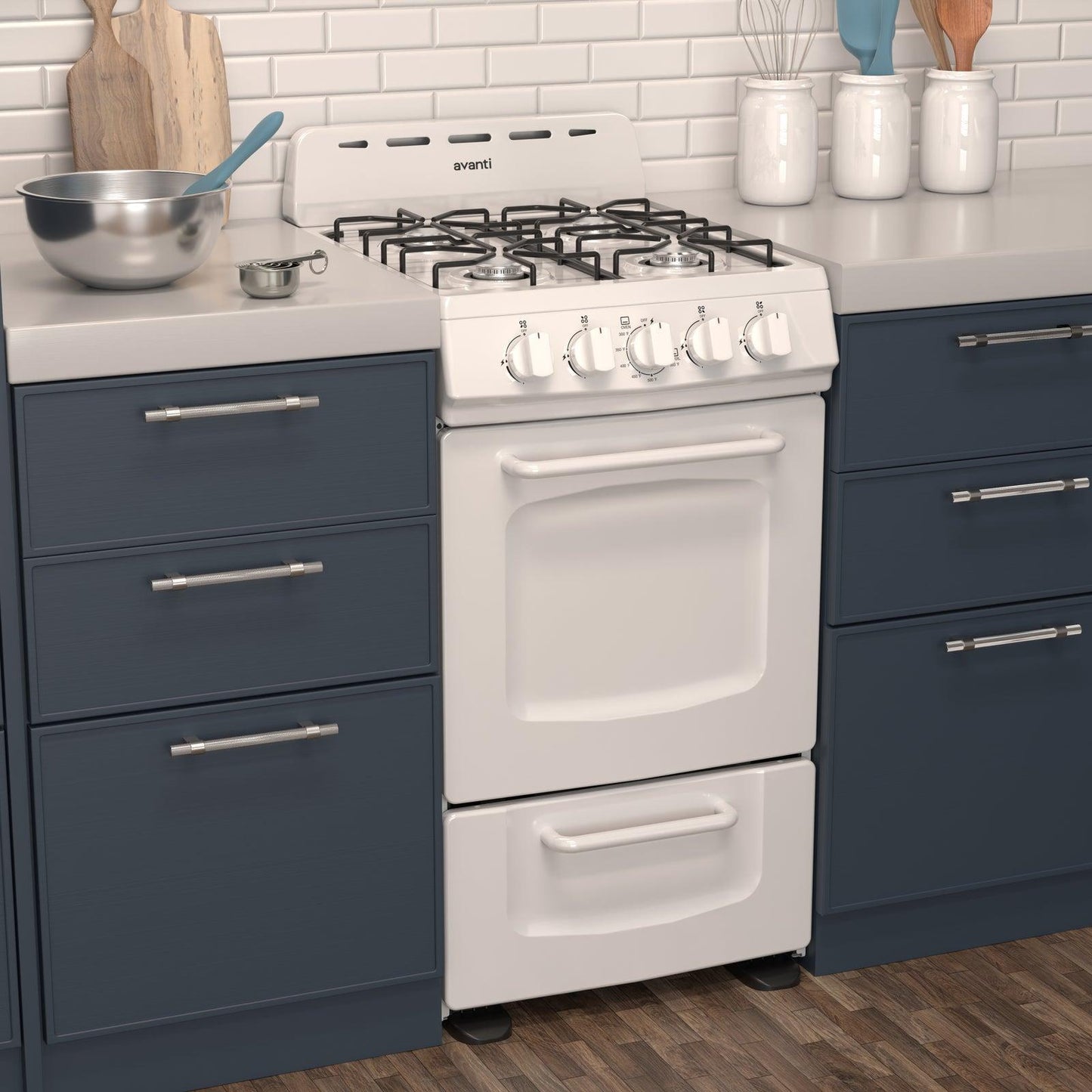 AVANTI Avanti 20" Gas Range Oven White - GRO20P0W