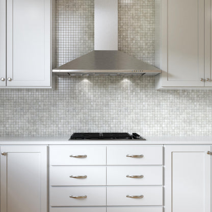 XO APPLIANCE XOB24SC 24" CCC 600/395 CFM Italian Made Wall Mount Chimney Range Hood in Stainless Steel - XOB24SC