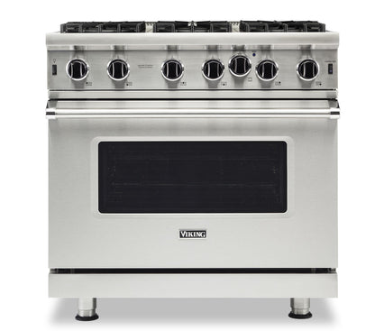VIKING 36" Open Burner Gas Range Viking 5 Series Yellow - VGIC53626BDALP