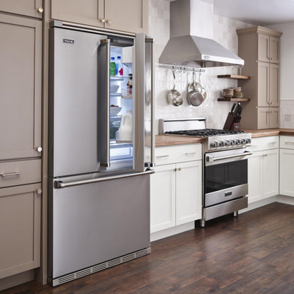 VIKING 30" Self-Cleaning Dual Fuel Range Viking 3 Series White - RVDR33025BPWLP