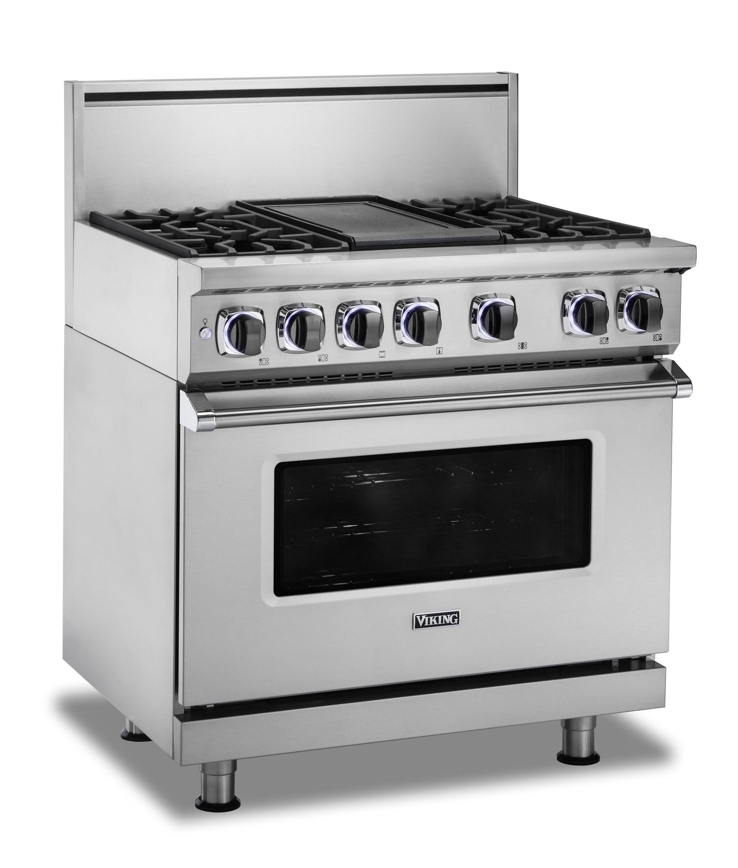 VIKING 36" Dual Fuel Range - VDR7362 Viking 7 Series Gray - VDR73624GMALP