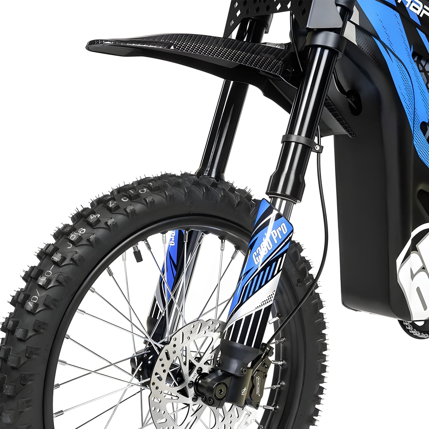 HappyRun G300 Pro 72V/30Ah 6500W Off-Road Electric Dirt Bike - HAPPYRUN-G300PRO-ORANGE