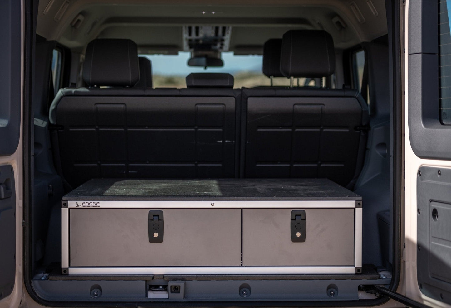 GOOSE GEAR Ineos - Grenadier - 2024-Present - 1st Gen - Explore Series - Side X Side Drawer Module - 41 3/8"W x 10"H x 34"D - 3441-GGR-SH