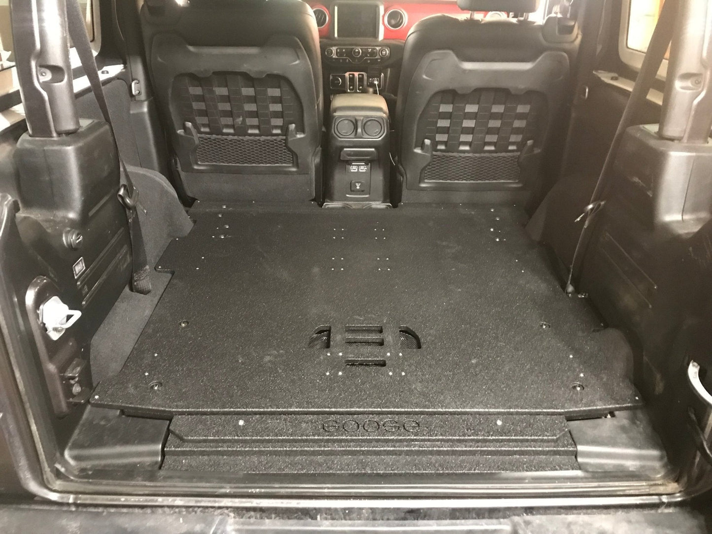 GOOSE GEARJeep Wrangler 2018-Present JL 2 Door - Rear Plate System - 1033-GGR-SH