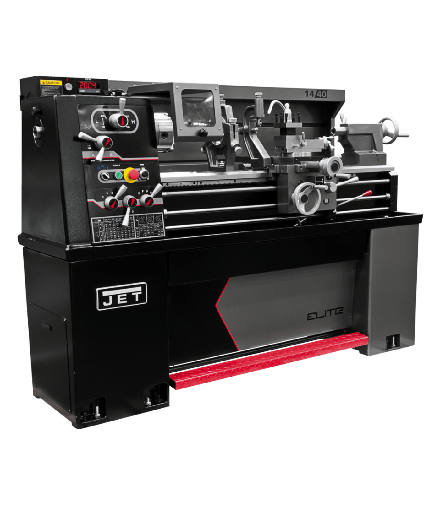 JET Elite Lathe E-1340VS with ACU-RITE 303 DRO with Taper Attachment - JT9-892412