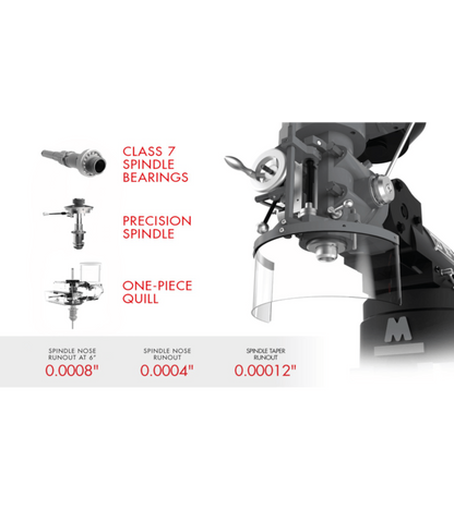 JET Elite ETM-949EVS, Elite 9x49 Electronic Variable Speed Mill 230V, 3Ph - JT9-894050