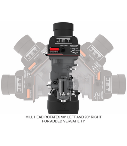 JET Elite ETM-949 Mill with 3-Axis Newall DP700 (Quill) DRO - JT9-894158