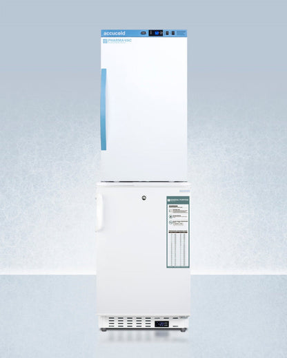 Accucold - 20" Wide Vaccine Refrigerator/freezer Combination - ARS3PV-ADA305AFSTACK