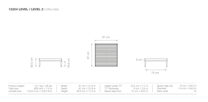 HOUE LEVEL Coffee Table