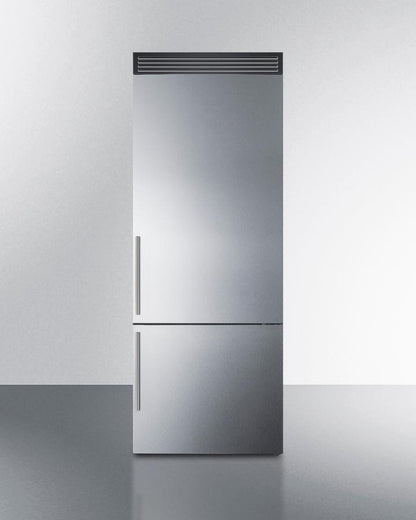 SUMMIT FFBF279SSXH72 28" Wide Bottom Freezer Refrigerator - FFBF279SSXH72