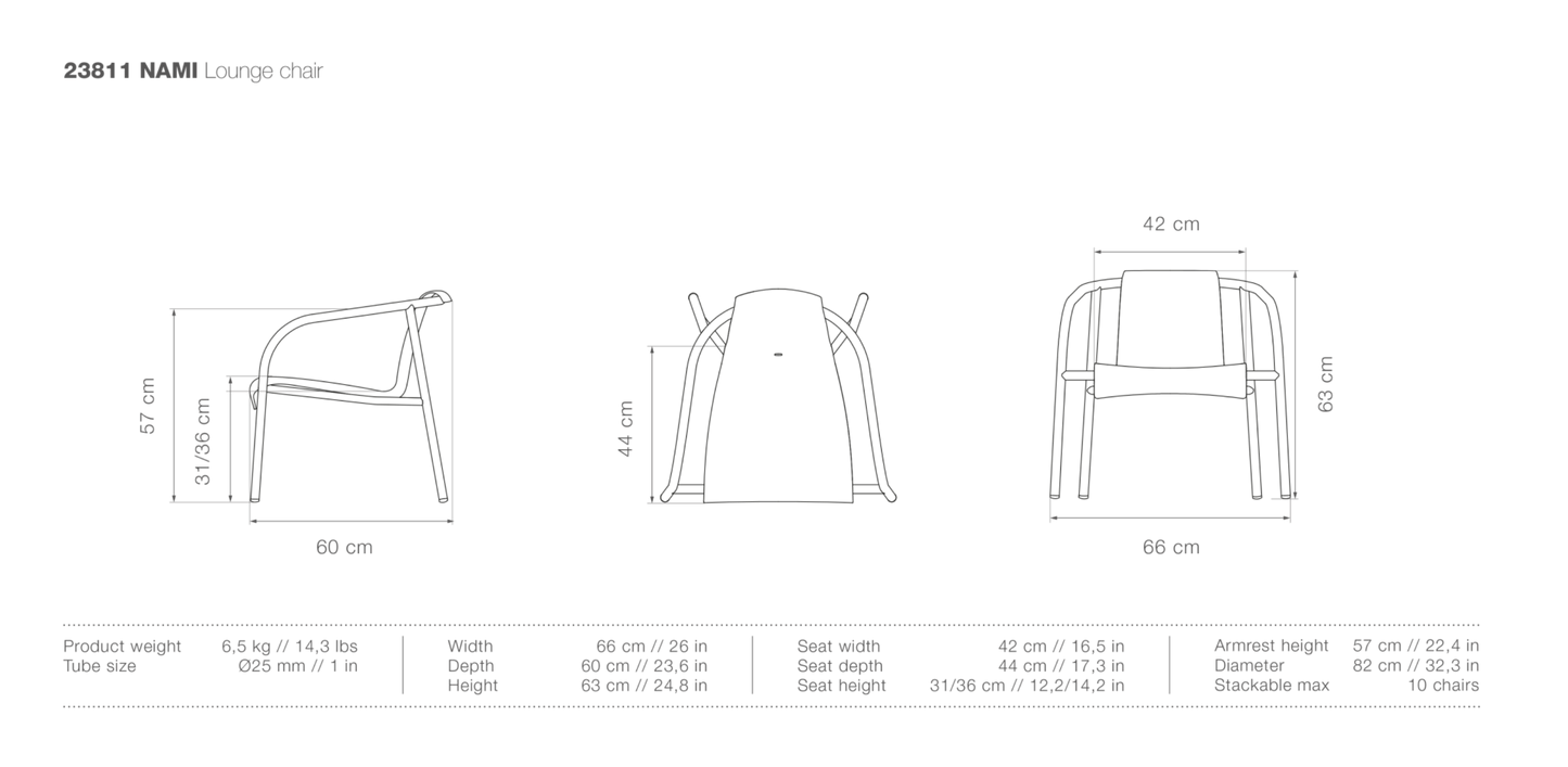 HOUE NAMI Outdoor Lounge Chair