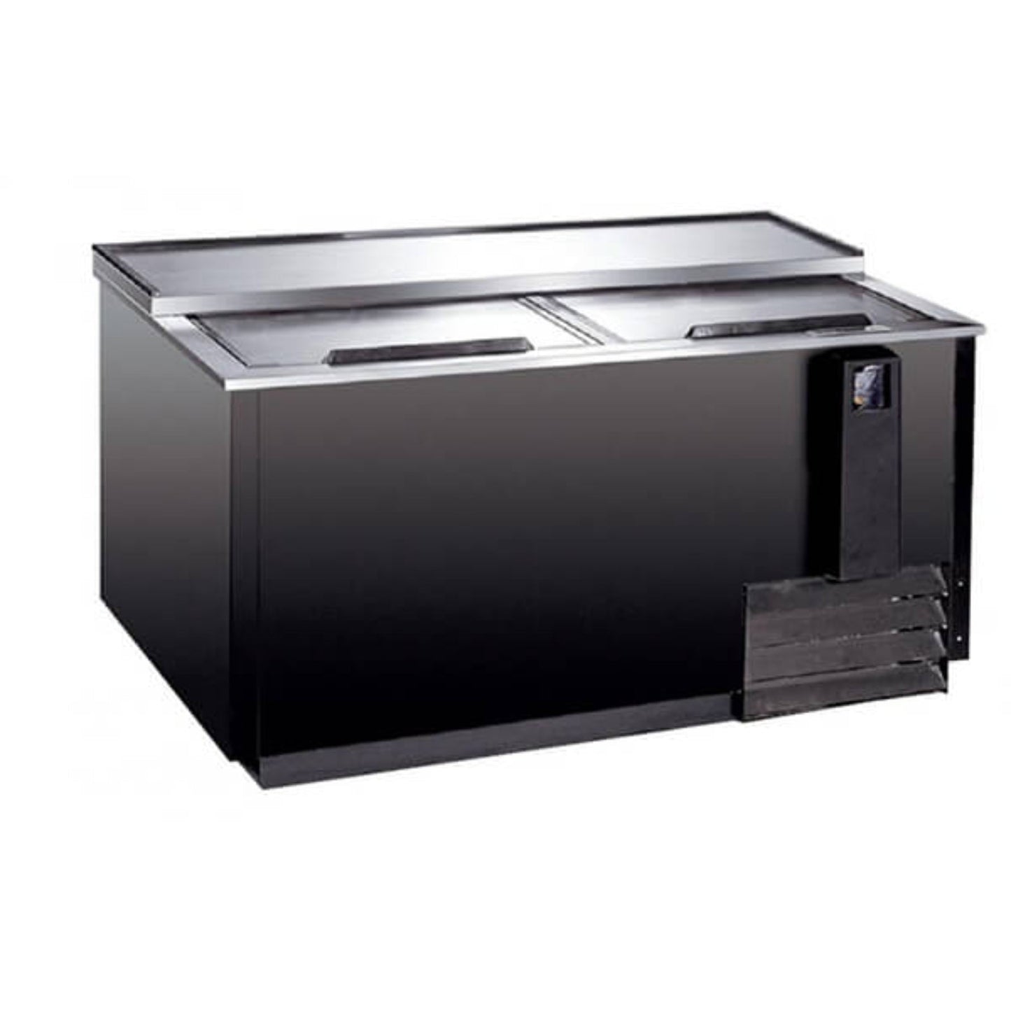 Omcan 49.5" Black Horizontal Bottle Cooler - Omcan-50039