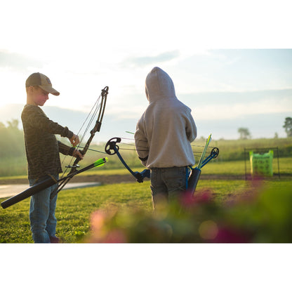Genesis Archery Compound Bow Adjustable Sizing for Left Handed, Green (3 Pack) - 323631