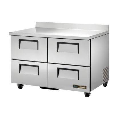 True Mfg. - General Foodservice TWT-48D-4-HC Worktop Refrigerators - TWT-48D-4-HC