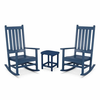 POLYWOOD Vineyard 3-Piece Rocking Set