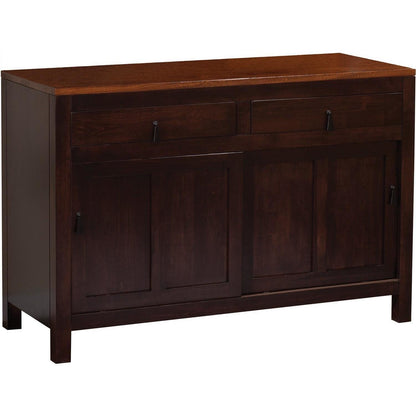 QW Amish Lillie Sliding Door Buffet - 747O-G19-32