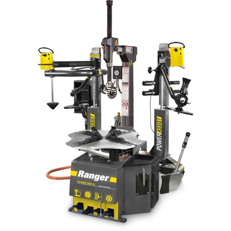Ranger R80EX Tilt Back Tire Changer with Dual-Tower Assist - Garage Gear & Co.