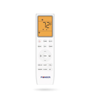 Pioneer Quantum Hyperformance 24,000 BTU 22.5 SEER2 230V High-Wall Ductless Energy-Star Mini-Split Air Conditioner Inverter Hyper Heat Pump Full Set - WYT024GLSI25RH-10S