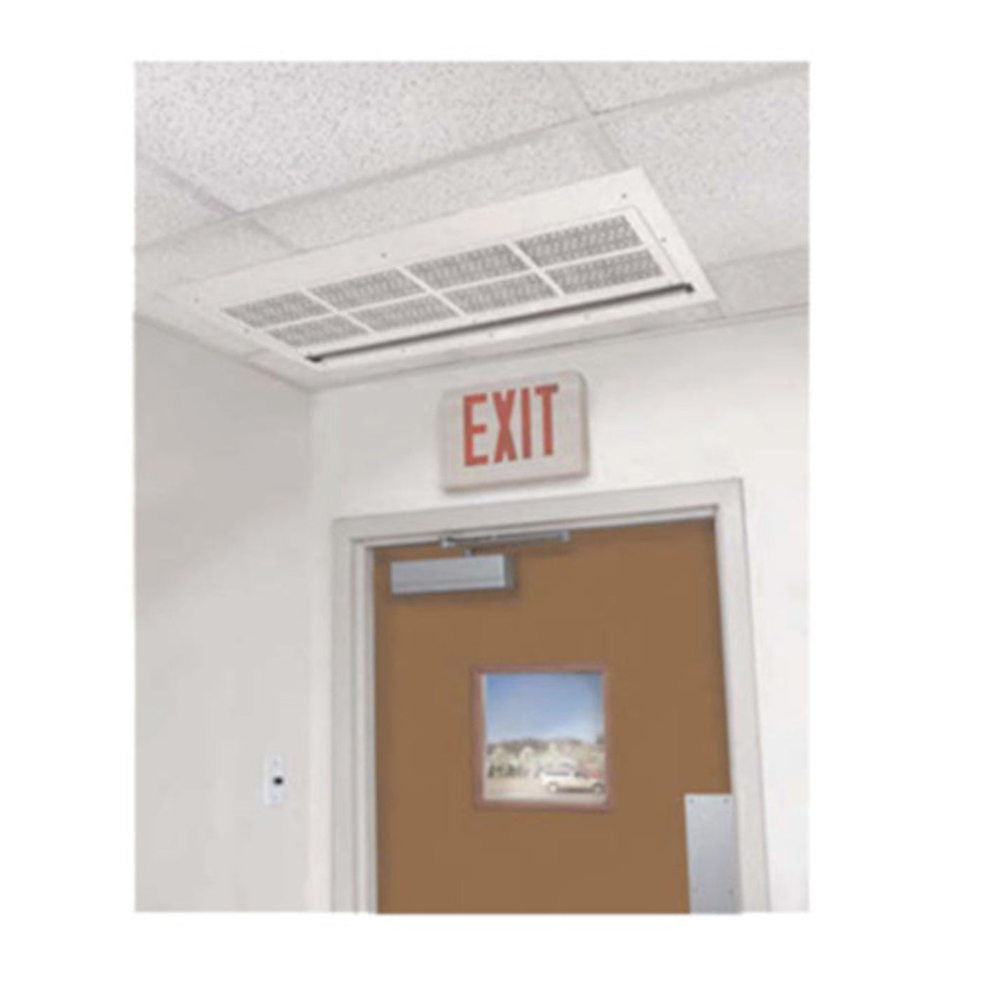Curtron S-ICM-144-4-FILTER 147" In-Ceiling Mounted Air Curtain with Air Filter - CUSICM1444FILTER