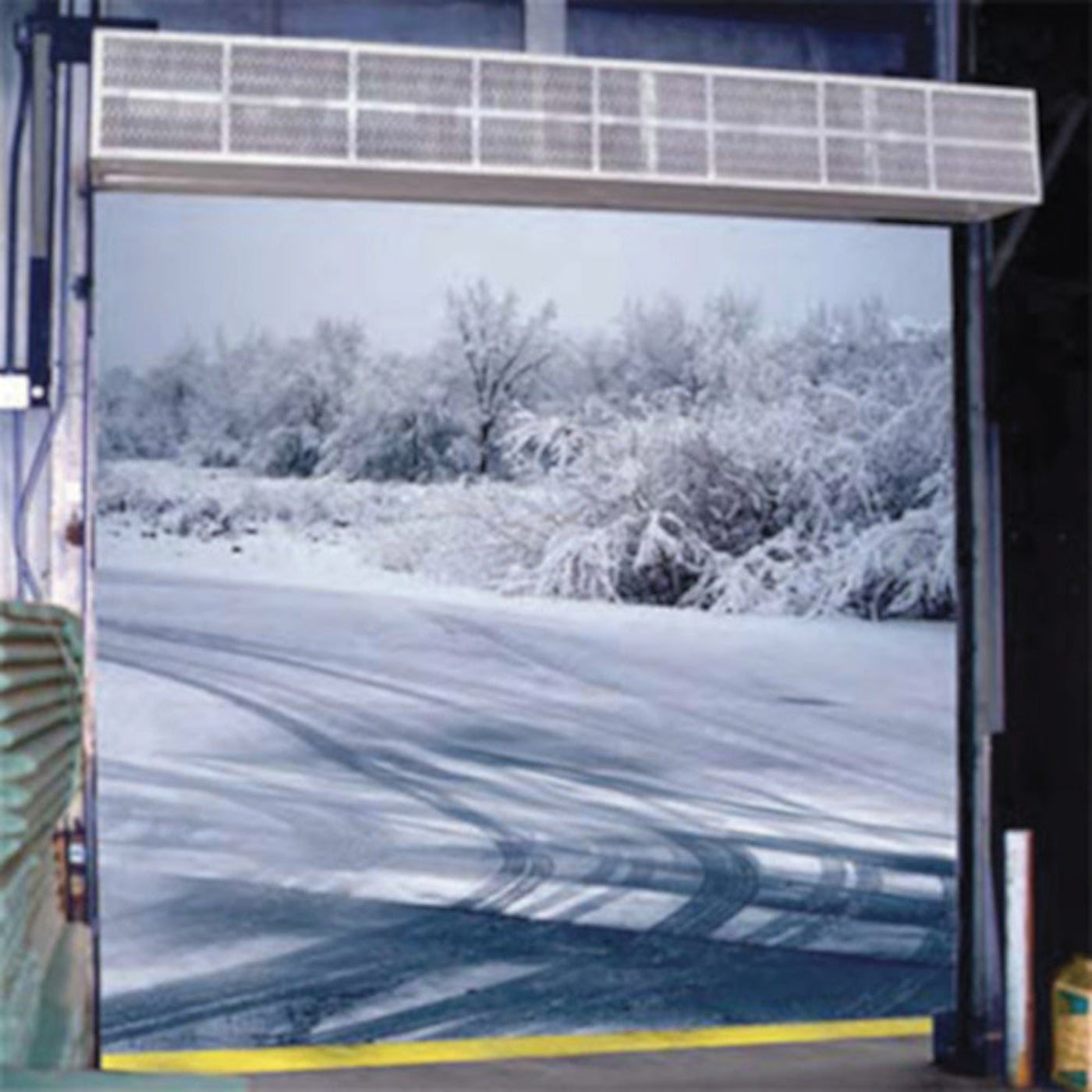 Curtron S-LI-60-1-EH-FILTER 61" Heated Light Industrial Air Curtain with Filter - CUSLI601EHFILTER
