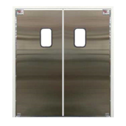 Curtron SPD-30-SS-DBL-7884 78" x 84" Service-Pro Series 30 Double Swing Door - CUSPD30SSDBL7884