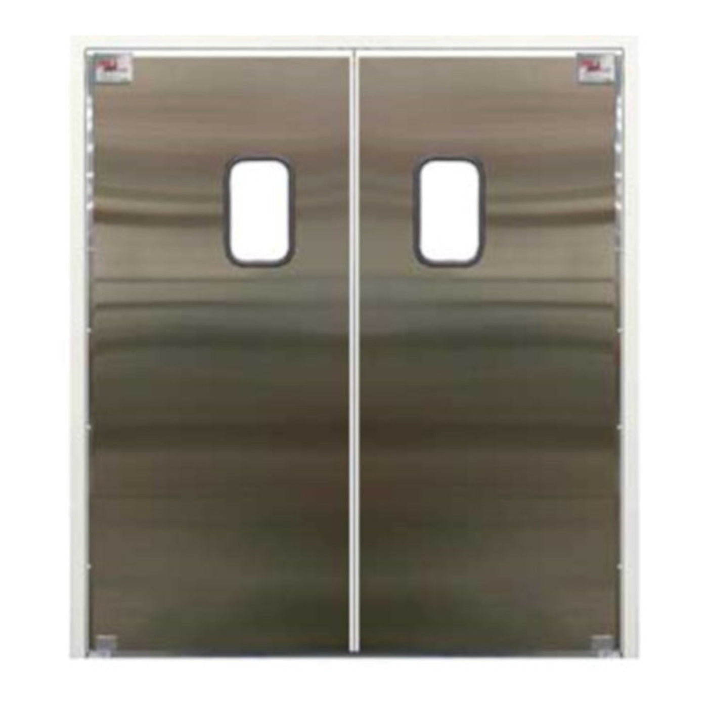 Curtron SPD-30-SS-DBL-9696 96" x 96" Service-Pro Series 30 Double Swing Door - CUSPD30SSDBL9696