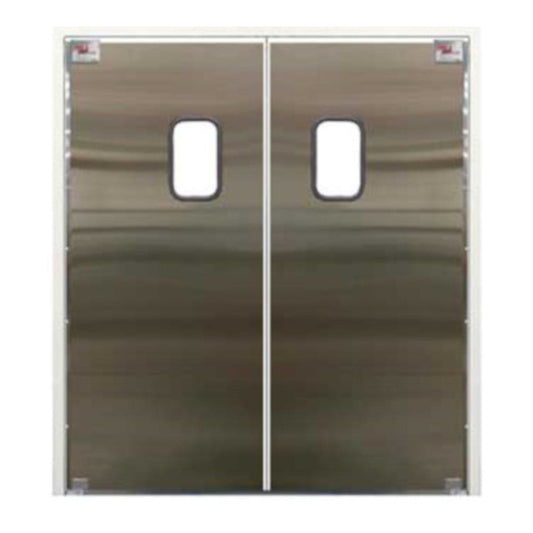 Curtron SPD-30-SS-DBL-4896 48" x 96" Service-Pro Series 30 Double Swing Door - CUSPD30SSDBL4896